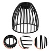 Cabilock Versatile Hanging Lamp Shade Wrought Iron Birdcage Design for