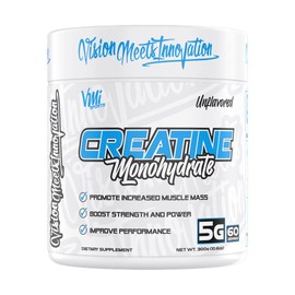 VMI Sports Creatine Monohydrate Unflavored Powder Muscle Mass – Strength – Size – Power | 5 Grams per Serving (300 Grams)