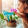 Relaxdays 8 x Automatic Water Dispensing Watering Globes Bird Shape