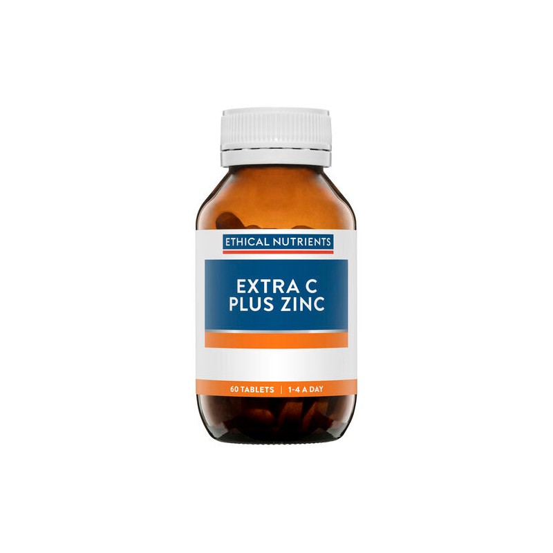 Ethical Nutrients Extra C Plus Zinc 60 Tablets