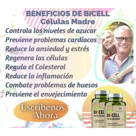 BICELL BIOCELL Celulas Madre 2 Botes Regenerador Celular Salud Diaria Natural