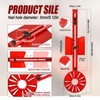 Router Circle Cutting Jig, Router Milling Groove Bracket, Cabinet Hardware