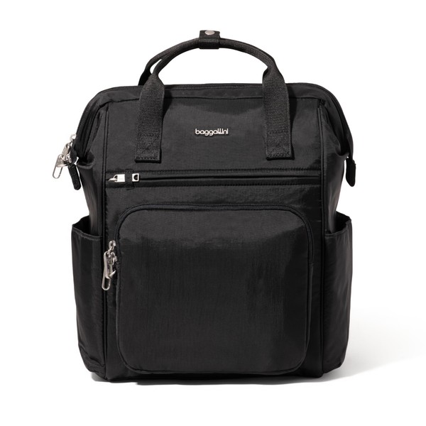 Baggallini Securtex Anti-Theft Windsor Backpack for Travel, Work & Collage,