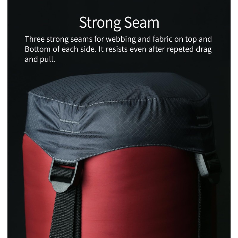 Litume Compression Stuff Sack 6L, 8.5L, 10L, 13L, 16L, Water