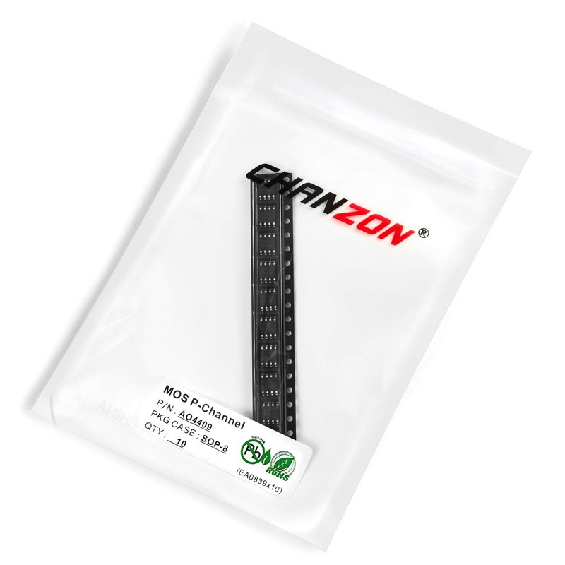 Chanzon AO4409 SOP-8 Sic Mosfet P-Channel 15A Transistor SMD Pack