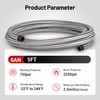 EVIL ENERGY 6AN Fuel Line Nylon CPE, 5FT AN6 Braided