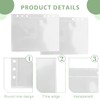 MEXRUMI Pack of 10 Binder Pockets PVC 6-Hole Folder A5