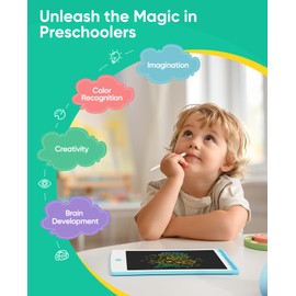 Magic Jimmy 4 Pack LCD Writing Tablet, 8.5 Inch Colorful Toddlers Drawing Tablet for Kids, Creative Doodle Board Drawing Pad, Toy Birthday Gift for 3-6 Year Old Girls Boys
