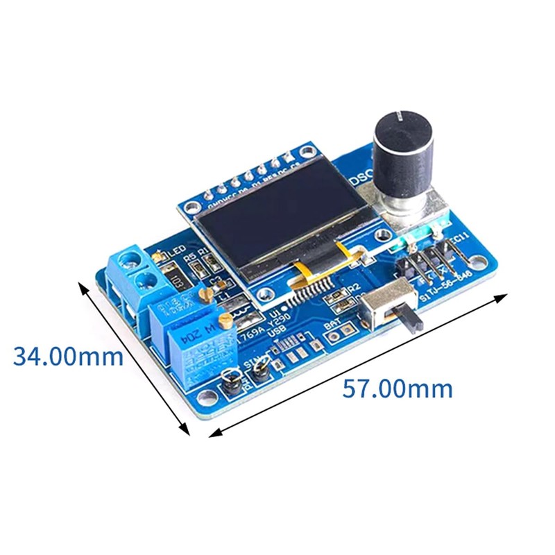 Fasizi Stc8a8k Diy Oscilloscope Kit With 0.96" Oled Single Channel