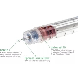 One-care - Agujas Para Bolígrafo De 1.13 Oz X 0.157 In (5/32