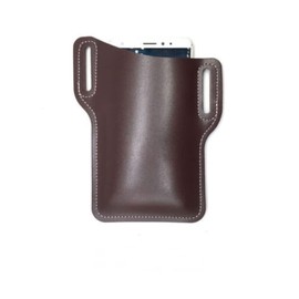 Men's Belt Clip Loop Holster Waist Bag Leather Pouch Cover Case for Phones, Durable Waist Pouch Case, Universal Size for Smartphones