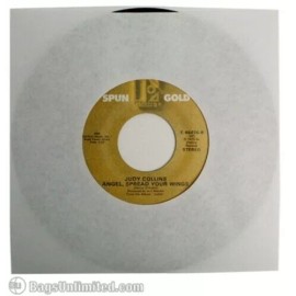 Bags Unlimited S7WR - 7 Inch 45 RPM Paper Record Sleeve - 100 Count (White) [New