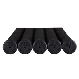 Majek Golf Club Grips- Super Jumbo Arthritic Extra Large Tour 360 Degree Black - NO LOGO - Round .600 Extra Large XL XXL Great for Tall Golfers with Big Hands - Premium Rubber Golf Grip - 8 Pack High Traction Grips