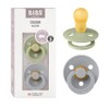 BIBS Natural Rubber Baby Dummy Set - Sage & Cloud,