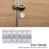 Shower Glass Door Knob Stainless Steel Bathroom Round Back-to-Back Handle