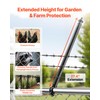 VEVOR Chain Link Fence Extensions, 9 Packs 27.4" Extension Height,