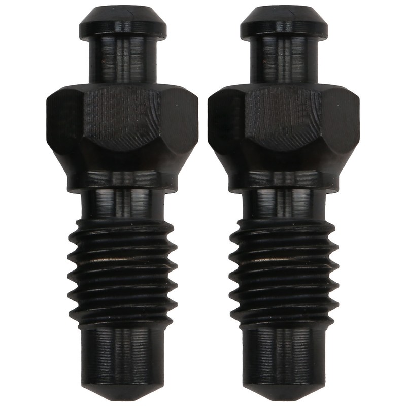 2Pcs Disc Brake Bleeder Screw Titanium Alloy M6 Rust Resistance