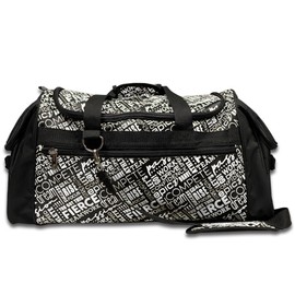 Dream Duffel Inspiration Practice Bag, Stylish Gym Tote with 2 Large Side Pockets, Perfect for Shoes & Accessories, 21.25" x 12.6" x 2.36", White