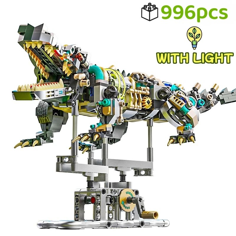 688-Piece Mechanical Animal Building Blocks for DIY Model Building –