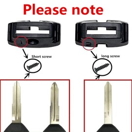 Key Fob Shell Case Replacement for 3 Button Mitsubishi,Key Fob Cover with Screwdriver,Compatible for Mitsubishi Eclipse Endeavor Galant Lancer Outlander key fob (3Button-2Pcs)