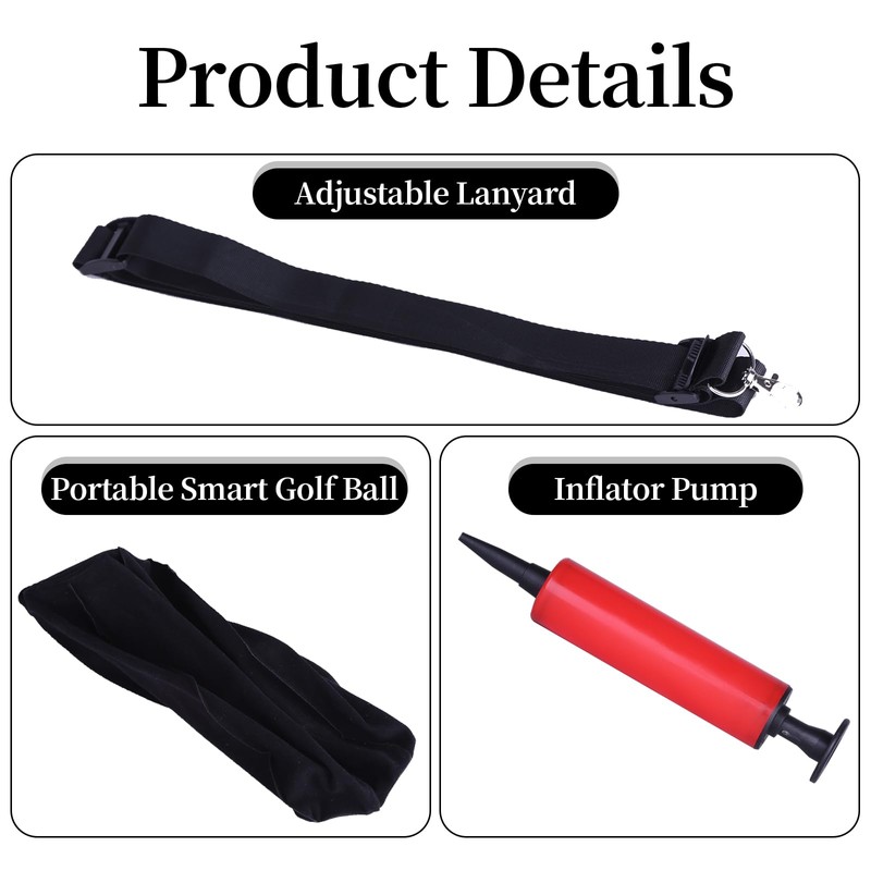 Kinwodon Smart Golf Ball, Golf Swing Trainer Aid Smart Ball