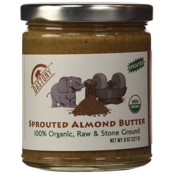 Dastony, Almond Butter Sprouted Organic, 8 Ounce
