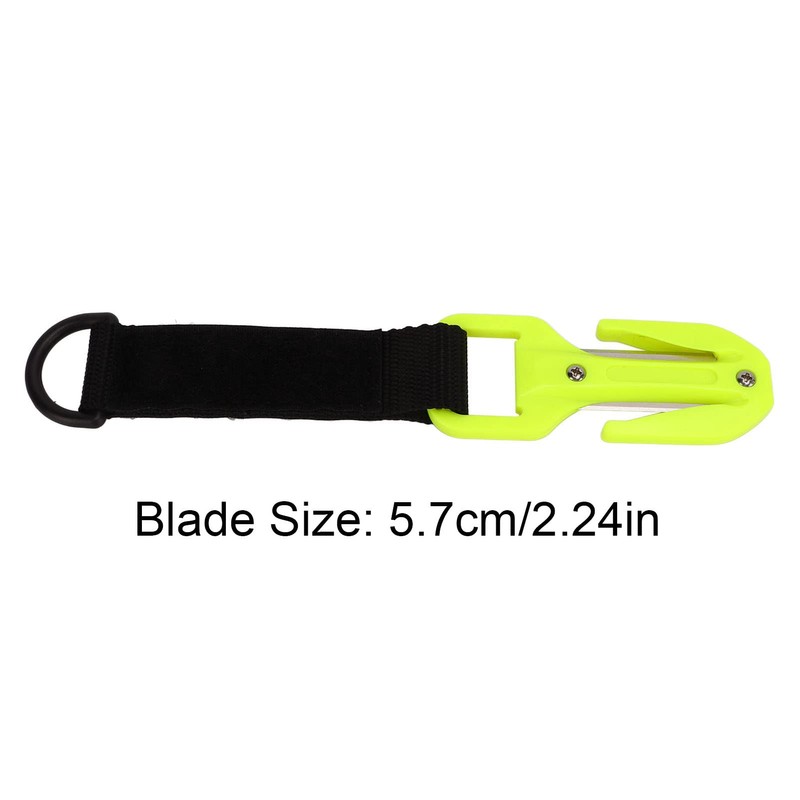 Pasamer Scuba Diving Strap Cutter, Double-Sided Diving Cutting Blade, Sharp