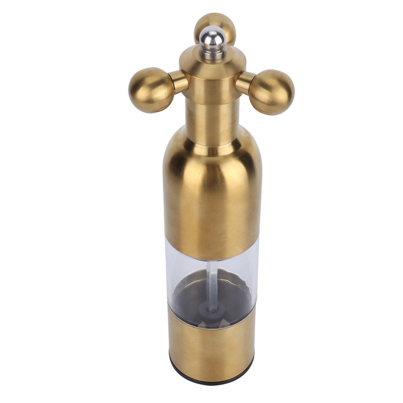 Stainless Steel Pepper Mill Manual Faucet Valve Shape Black Pepper
