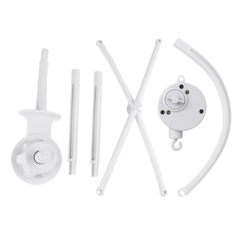 34 Inch Baby Crib Mobile Bed Bell Holder with Music