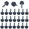 AUXBC 24PCS 1/4”-20 UNC Thread Adjustable Furniture Levelers, Heavy Duty
