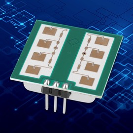 CDM324 Microwave Module, Akozon 24GHz 15m Radar Smart Microwave Body Induction Module Single Channel Switch Intelligent Sensor Module