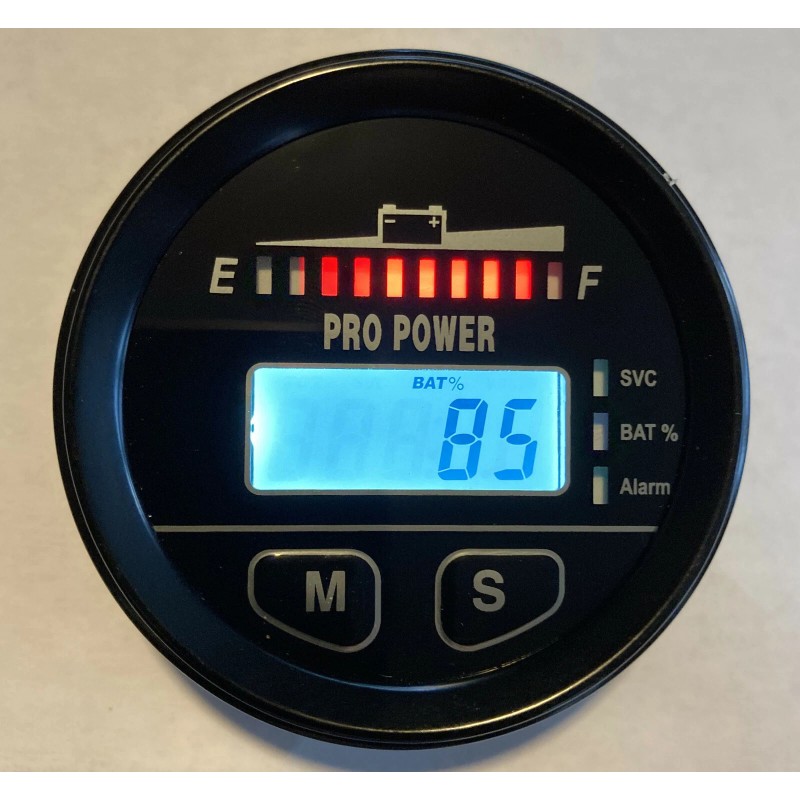 ProPower Programmable Multi- Range Battery Meter 12, 24, 36 &
