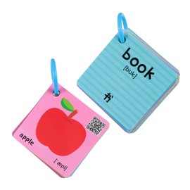 CORHAD 2 Pack Boys and Girls Educational English Letters Cards Daily Goods Study Cards for Children