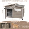 Ketive 43" L Outdoor Extra Large Dog House with Removable
