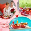 Bokon 6 Pcs Valentine's Day Heart Shaped Basket 6.7 Red