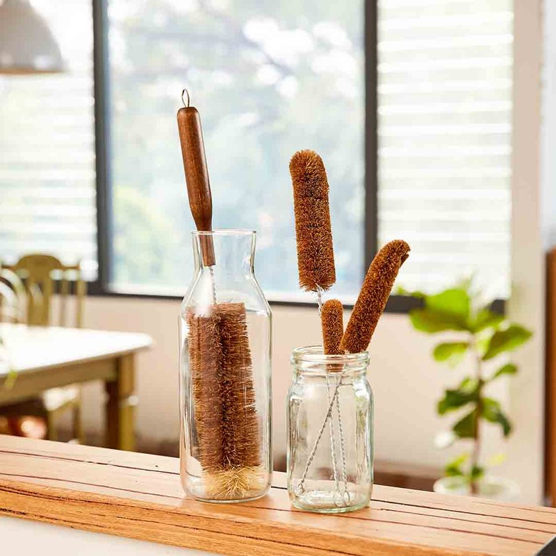 EcoMax Coconut Fibre Bottle Brush, Large
