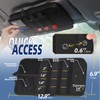 Molle Car Sun Visor Organizer, Car Accessories with Zipper Visor