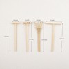 Framendino, 4 Pack Mini Zen Garden Rake Tools Bamboo for