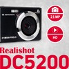 Agfa Photo Compact Digital Camera with 21 Megapixel CMOS Sensor,