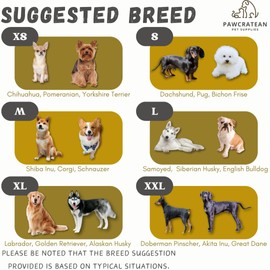 Pawcratean Dog Raincoat, Water Resistant, Adjustable, Cool Design (Yellow, Medium)