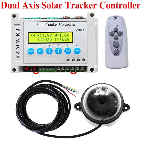 SZMWKJ 12V/24V Single/Dual Axis Solar Track Tracker Kits W/ Controller