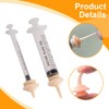 EIHI Pack of 4 Mini and Original Nipples with Syringes