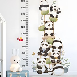 HIMKI Height Chart for Children - Wall Sticker Children's Room - Children's Height Chart Wall Sticker Forest Animals Wall Sticker for Child Growth - Gifts for Boys & Girls - Scale Measures 50-150 cm