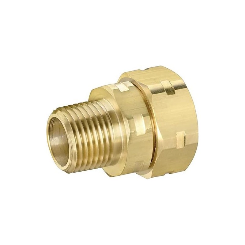 FlashShield Brass 1/2 Inch Straight Male Fitting Gastite XR3FTG-8