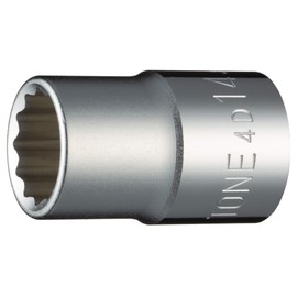 Tone Socket (12 Angles) 4D-14 Insertion Angle 12.7 mm (1/2 mm), Double Side Width 0.6 inches (14 mm)