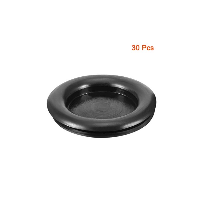 sourcing map Pack of 30 Wire Protection Oil Resistant Rubber