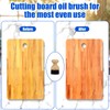 BOXOB Wooden Cutting Board Oil Applicator with Cover, Butcher Block
