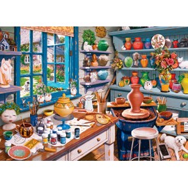 MasterPieces 550 Piece Jigsaw Puzzle for Adults, Family, Or Youth - Garden Getaway - 18"x24"