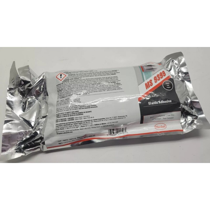 Teroson Ms 9399 Black Elastic Adhesive 2-component Low Odor UV