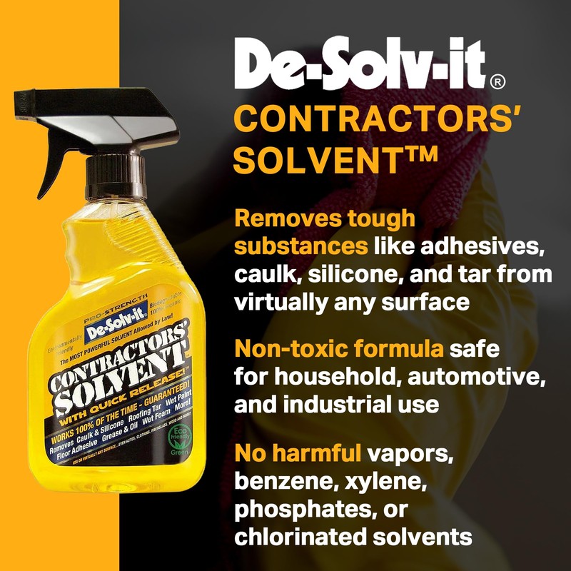 Orange Sol De-Solv-it® Pro Contractors Solvent™, Versatile Adhesive Remover Spray,